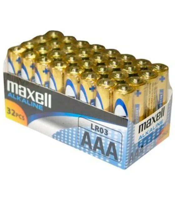 Lot de 32 piles AAA Maxell LR03