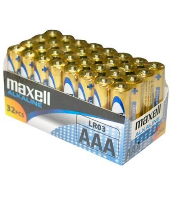 MAXELL - BATTERIE AAA LR03 PACK*32 UDS