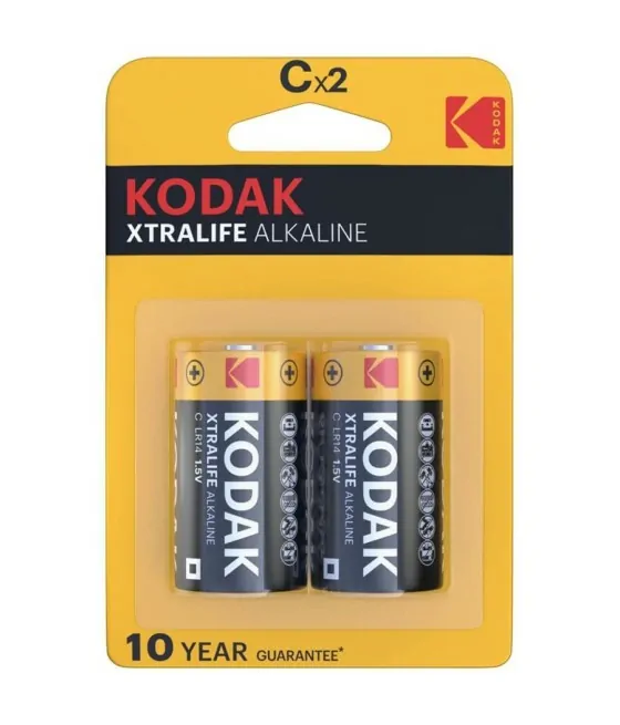 KODAK - PILES ALCALINES XTRALIFE CX 2 UNITÉS