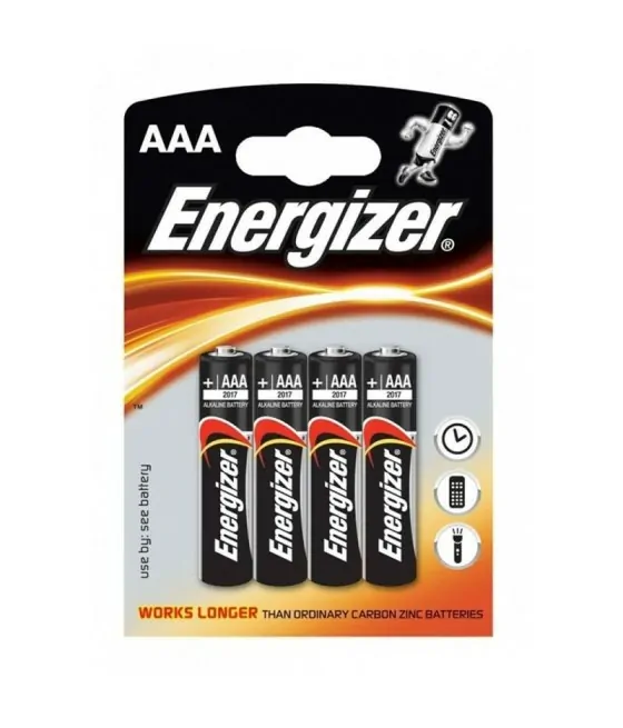 Piles alcalines AAA Energizer - blister de 4