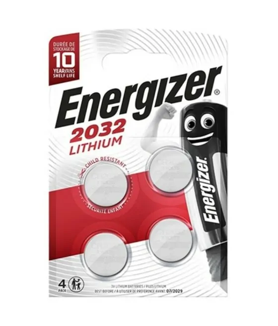 ENERGIZER - PILE BOUTON LITHIUM CR2032 3V 4 UNIT?