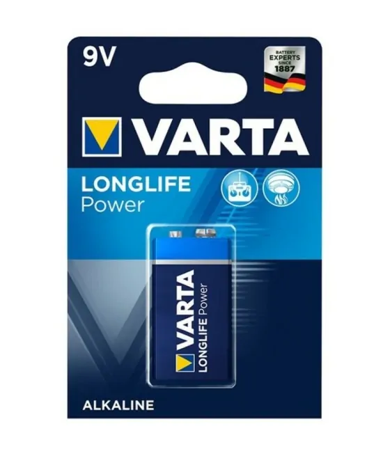 VARTA - PILE ALCALINE LONGLIFE POWER 9V LR61 1 UNITÉ