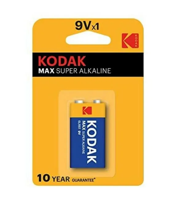 Pile alcaline 9V LR61 Kodak Max