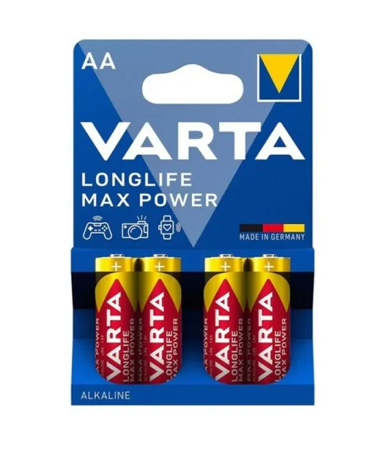 VARTA - MAX POWER PILE ALCALINE AA LR6 4 UNITÉ