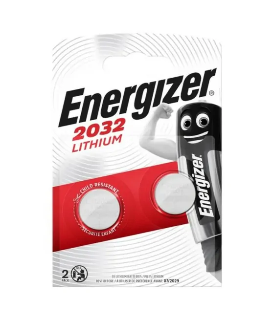 Pile bouton lithium Energizer CR2032 - 2 unités