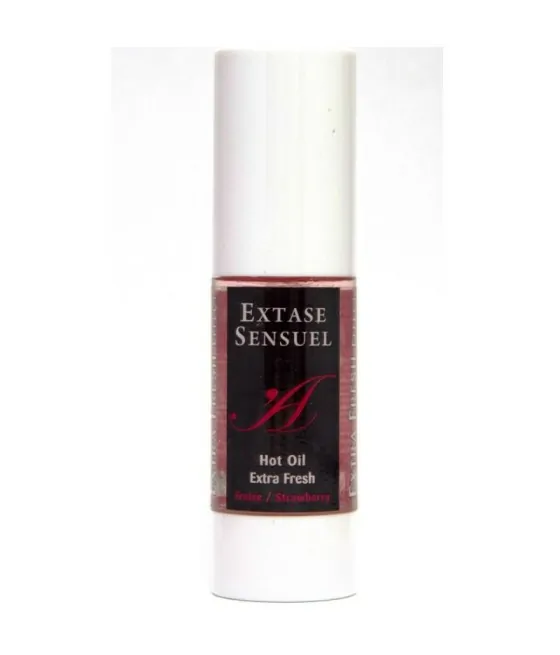 EXTASE SENSUAL - HUILE DE MASSAGE EFFET FRAISE EXTRA FRAÎCHE 30 ML