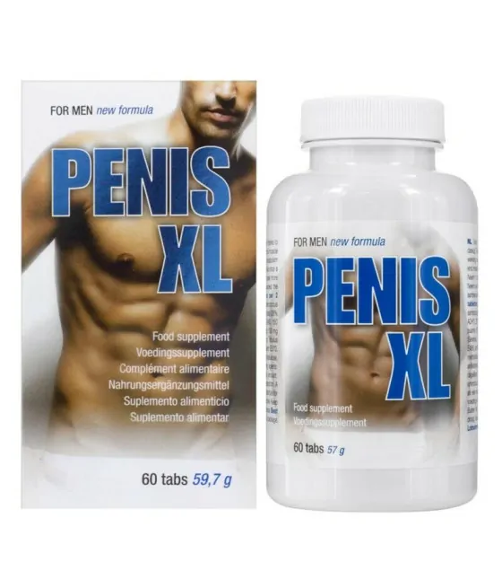 Capsules d'agrandissement de pénis XL - 60 capsules