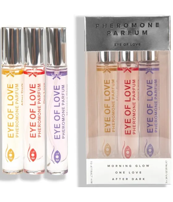 EYE OF LOVE - PARFUM EOL PHR 10 ML SET/3 - MORNING GLOW, ONE LOVE, AFTER DARK