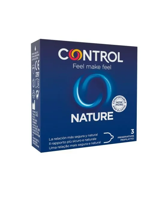 CONTROL - PRÉSERVATIFS ADAPTA NATURE 3 UNITÉS