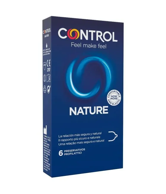 Lot de 6 préservatifs Control Adapta Nature