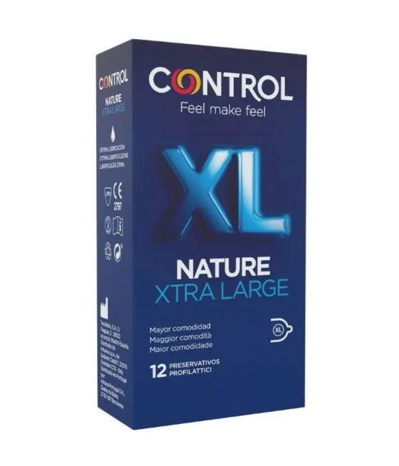 CONTROL - ADAPTA NATURE XL CONDOMS 12 UNITS