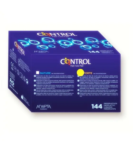 Pack de 144 préservatifs Control Adapta Forte