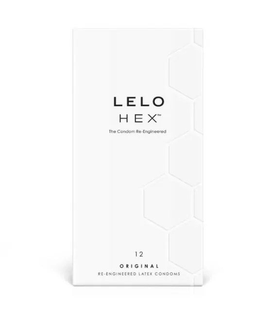 LELO - BOÎTE DE PRÉSERVATIFS HEX 12 UNITÉS