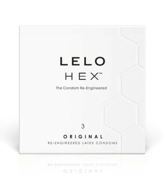 Boîte de 3 préservatifs Lelo Hex