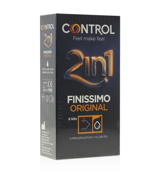 Contrôle du duo Finisimo + lubrifiant - Pack de 6