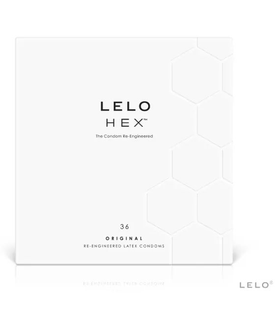 LELO - BOÎTE DE PRÉSERVATIFS HEX 36 UNITÉS