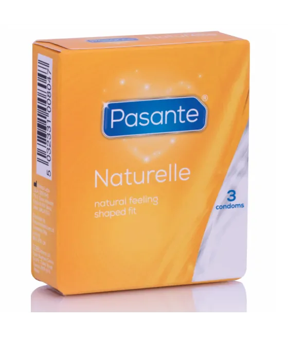 PASANTE - PRÉSERVATIF NATURELLE 3 PACK