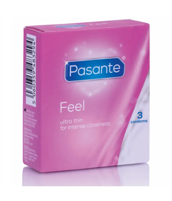 PASANTE - PRÉSERVATIFS SENSIBLES ULTRA MINCE 3 UNITÉS