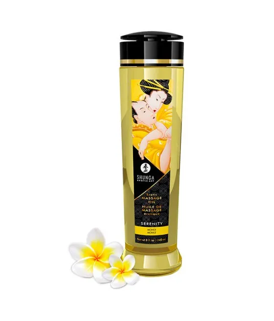 SHUNGA - HUILE DE MASSAGE ÉROTIQUE SÉRÉNITÉ 240 ML