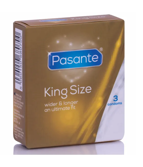 PASANTE - PRÉSERVATIFS KING SIZE 3 UNITÉS