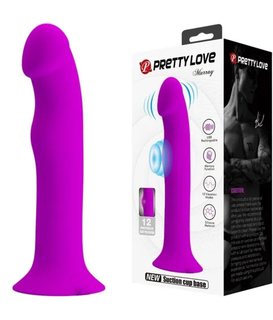 PRETTY LOVE - VIBRATEUR MURRAY ET STIMULATEUR DE POINT G VIOLET