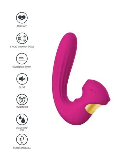 XOCOON - STIMULATEUR CELESTIAL LOVE VIBE FUCHSIA