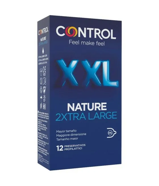 Préservatifs Control Nature XXL - pack de 12 unités