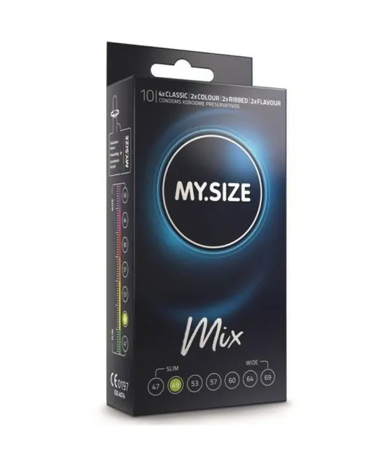 Pack de préservatifs My Size mix - 49mm (10 unités)