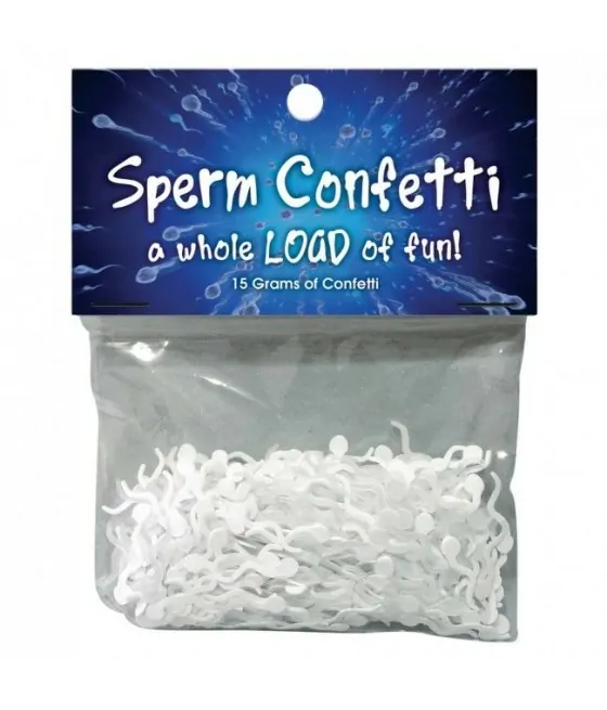 Confettis en forme de sperme - jeu festif