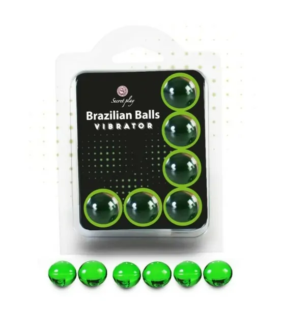 SECRETPLAY - SET 6 BOULES BRÉSILIENNES VIBRATEUR