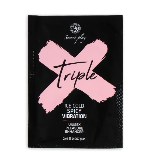 SECRETPLAY - UNIDOSE TRIPLE X INTENSIFICATEUR DE PLAISIR