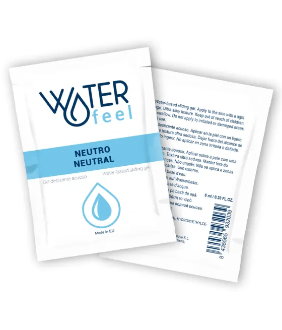 Gel lubrifiant à base d'eau Waterfeel - 6 ml, neutre