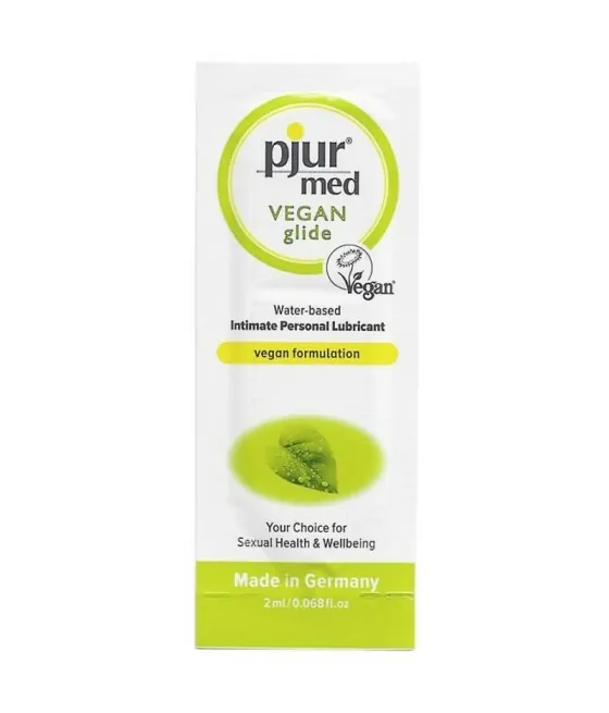 PJUR - MED LUBRIFIANT  BASE EAU VEGAN GLIDE 2 ML