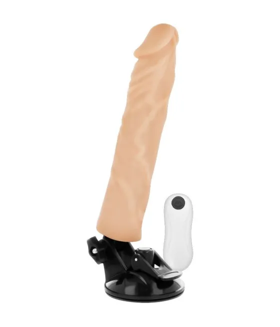 BASECOCK - VIBRATEUR RÉALISTE TÉLÉCOMMANDE NOIR 21 CM -O- 4 CM