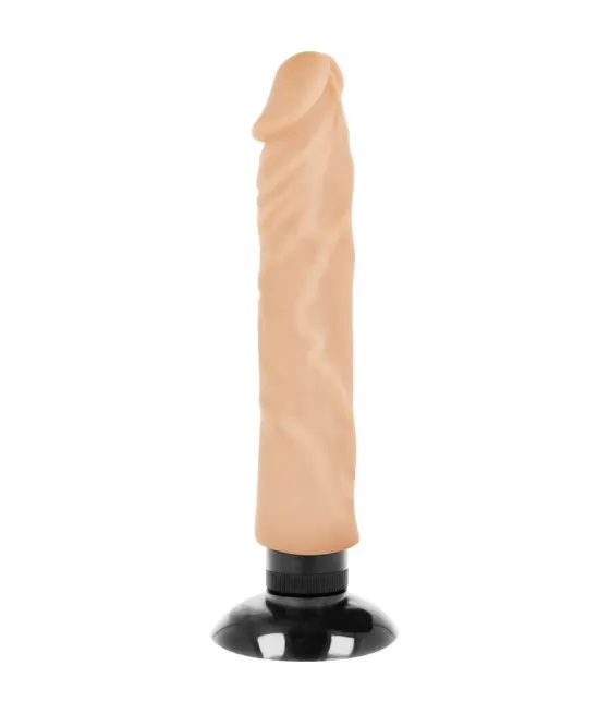 Vibromasseur réaliste Basecock 2-en-1 naturel 20 cm