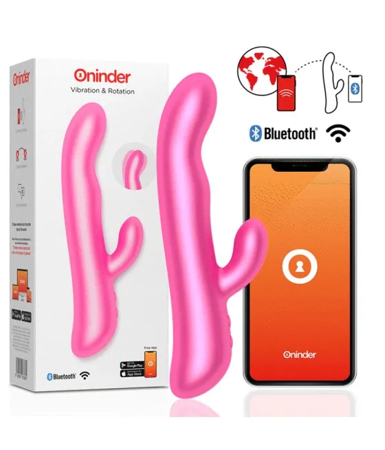 ONINDER - OSLO VIBRATION ET ROTATION NOIR - APPLICATION GRATUITE