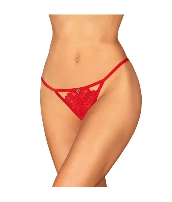 OBSESSIVE - STRING INGRIDIA CROCHLESS ROUGE XL/XXL