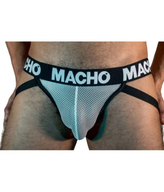 MACHO - MX26X1 JOCK GRID BLANC XL