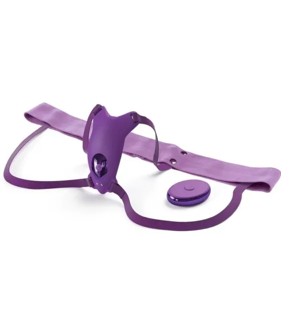 FANTASY FOR HER - HARNAIS PAPILLON VIBRANT, RECHARGEABLE  TÉLÉCOMMANDE VIOLET