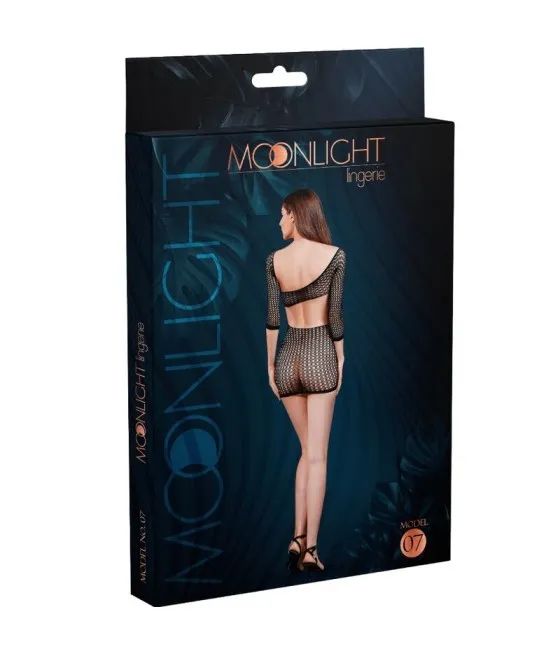 MOONLIGHT - ROBE EN FILET MODÈLE 7 NOIR TAILLE UNIQUE