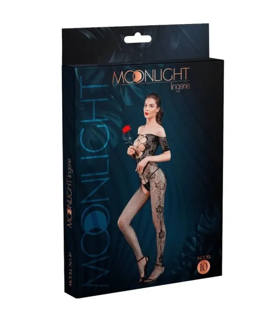 MOONLIGHT - BODYSTOCKING MODÈLE 10 NOIR TAILLE UNIQUE