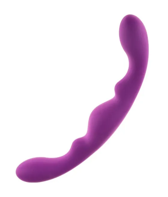 ALIVE - GODE LUNA DOUBLE PÉNÉTRATION SILICONE VIOLET 25 CM