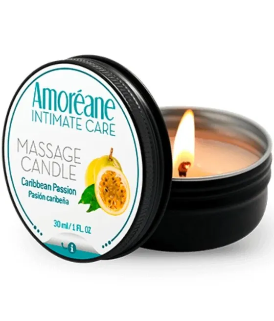 AMOREANE - BOUGIE DE MASSAGE PASSION DES CARAÏBES 30 ML