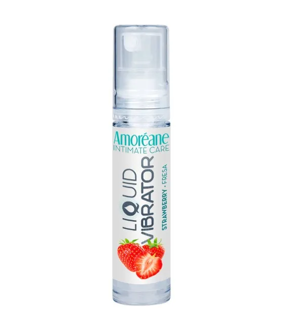 Amoreane - Lubrifiant vibrant à la fraise 10 ml