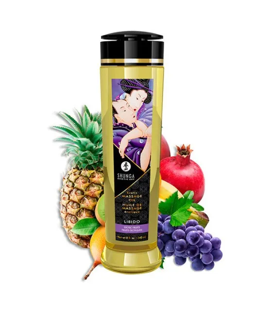 SHUNGA - HUILE DE MASSAGE ÉROTIQUE LIBIDO 240 ML