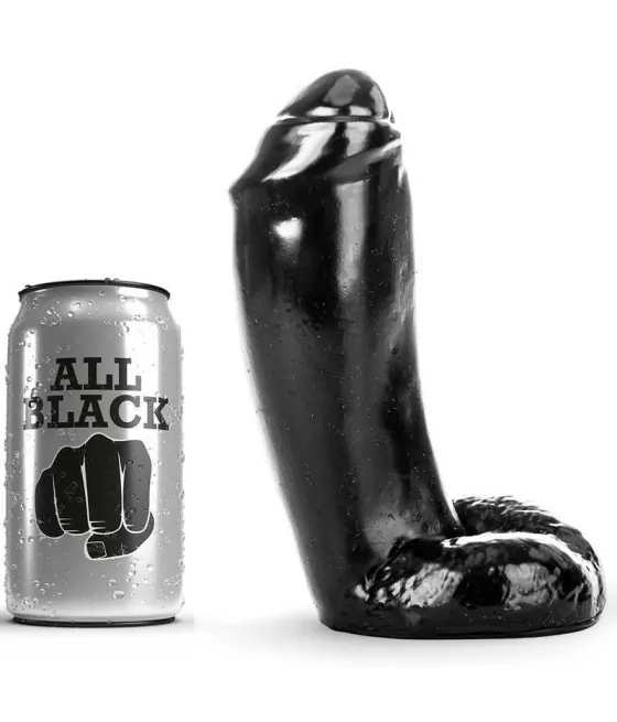 ALL BLACK - GODE RÉALISTE 18 CM