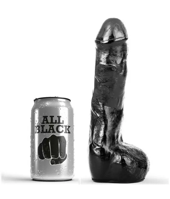 ALL BLACK - PENE ANAL RÉALISTE 20 CM