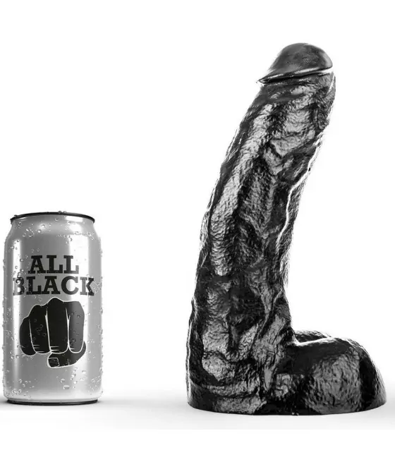 Godemichet noir de 25,5 cm