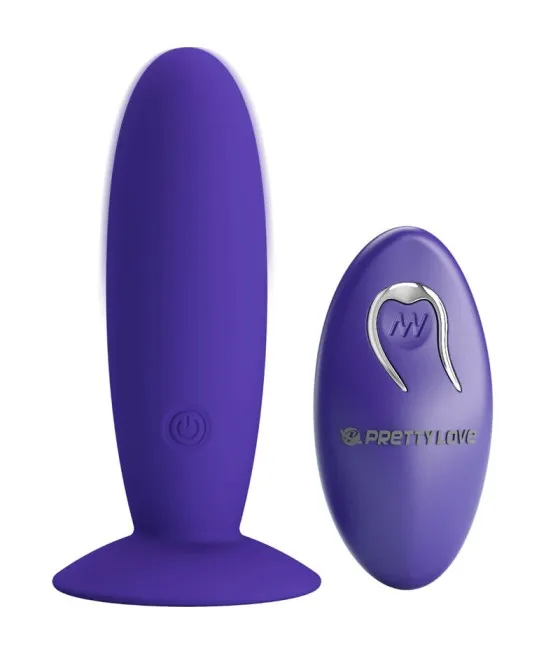 PRETTY LOVE - VIBRATEUR ANAL YOUTH PLUG TÉLÉCOMMANDE VIOLET