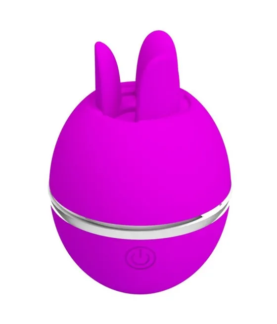 PRETTY LOVE - VIBRATEUR ROND EN SILICONE GEMINI BALL VIOLET